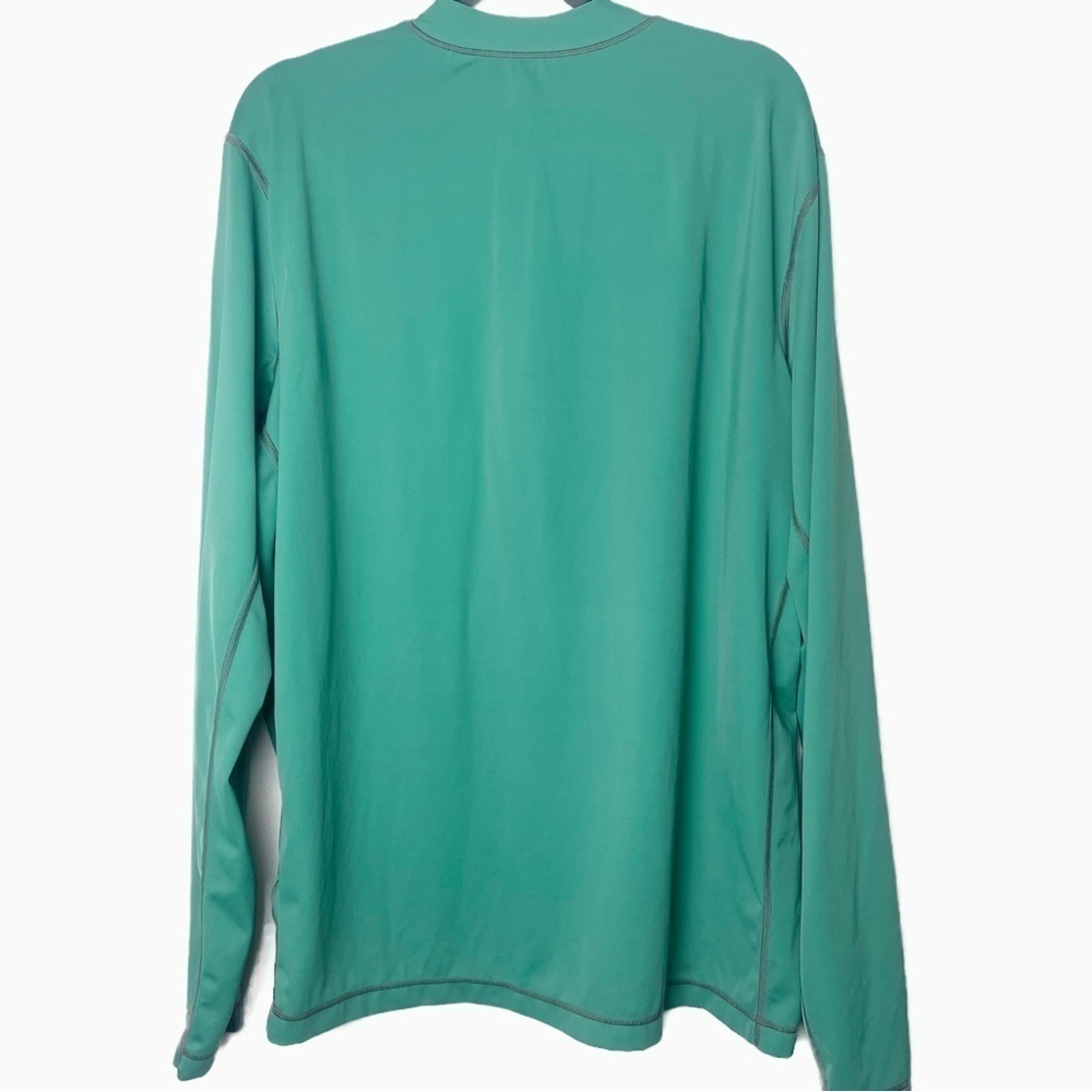 Lands End Unisex long sleeve plus size Rapid Dry Quarter Zip Pullover size XXL - Picture 2 of 3